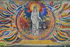Dushanbe, Tajikistan: mural mosaic at the Constitutional Court - photo by M.Torres