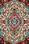Dushanbe, Tajikistan: Tadjik carpet - traditional pattern - photo by M.Torres