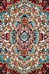 Dushanbe, Tajikistan: Tadjik carpet - traditional pattern - photo by M.Torres