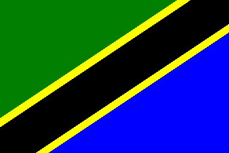 Tanzania / United Republic of Tanzania (Tanganyika + Zanzibar) - flag
