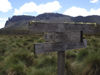 Tasmania - Cradle Mountain - Lake St Clair National Park: Overland Track - signs - Arm River track (photo by M.Samper)