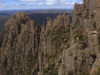 Tasmania - Cradle Mountain - Lake St Clair National Park: Overland Track: wall (photo by M.Samper)