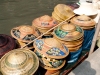 Thailand - Damnern Saduak - Ratchaburi - Floating market: hats(photo by Llonaid)
