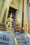 Bangkok / Krung Thep, Thailand: Wat Phra Kaew - temple entrance - photo by J.Kaman