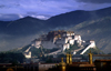 Lhasa, Tibet: Potala Palace and the mountains - photo by Y.Xu