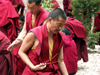 Tibet - Sera Monastery: monks - photo by P.Artus