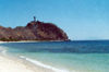 East Timor - Timor Leste - Dili: beach and Cristo Rei statue - praia e esttua do Cristo Rei inaugurada por Suharto - ponta de Fatossdi (photo by Mrio Tom)