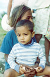 East Timor - Timor Leste - Timor: girl with toddler (photo by Mrio Tom)