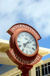 Tonga - Tongatapu - Nuku'alofa: clock - International Dateline Hotel - photo by D.Smith
