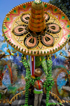 Port of Spain, Trinidad and Tobago: alien with sombrero - parade in the carnival of Trinidad - photo by E.Petitalot