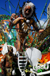 Port of Spain, Trinidad and Tobago: warrior - carnival parade - photo by E.Petitalot
