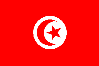 Tunisia / Tunisie /Tunisien - flag