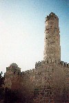 Tunisia / Tunisia / Tunisien - Sousse:  Ribat's ramparts and tower cum minaret  - the nador  (photo by Miguel Torres)