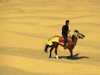 Tunisia - Douz: Berber horseman (photo by J.Kaman)