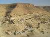 Tunisia - Ksar Douiret: terraces (photo by J.Kaman)