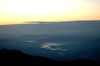 Turkey - Mt Nemrut: view of the Taurus mountains - lake - photo by C. le Mire