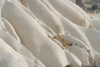 Turkey - Cappadocia: wrinkled landscape - ignimbrite - photo by C.Roux