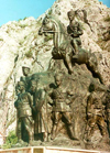 Amasya - Amasya province - Black Sea Region, Turkey: Mustafa Kemal Atatrk and his troops - monument - photo by G.Frysinger
