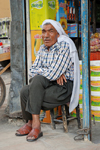 Urfa / Edessa / Sanliurfa, Southeastern Anatolia, Kurdistan, Turkey: Kurdish man in his store - photo by W.Allgwer