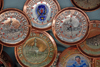 Urfa / Edessa / Sanliurfa, Southeastern Anatolia, Turkey: copper clocks - souvenirs - photo by W.Allgwer