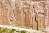 Bogazkoy, orum province, Black Sea region, Turkey: Hittite decoration - relief - holy site - photo by G.Frysinger