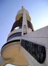 Ashgabat - Turkmenistan - Arch of Neutrality - looking up - photo by G.Karamyanc / Travel-Images.com