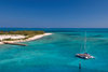 Grand Turk Island, Turks and Caicos: catamaran and beach - photo by D.Smith