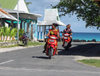 Vaiaku, Fongafale island, Funafuti atoll, Tuvalu: motorbikes are everywhere - photo by G.Frysinger
