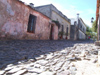 Uruguay - Colonia del Sacramento - Founded in 1680 by the Portuguese - the oldest street of Colonia - UNESCO World Heritage Site - photo by M.Bergsma
