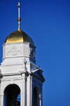 Boston, Massachusetts, USA: bell tower St. Stephen's Church (Catholic), formerly New North Church, Hanover Street, North End - designed by Charles Bulfinch in Early Republic style - photo by M.Torres