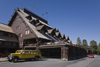 Yellowstone National Park, Wyoming, USA: the historic Old Faithful Inn - architect Robert Reamer - photo by C.Lovell