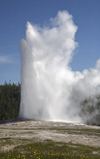Yellowstone National Park, Wyoming, USA: Old Faithful Geyser - Cone geyser in the Upper Geyser Basin, Teton County - photo by C.Lovell