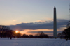 Washington, D.C., USA: Washington Monument at sunset - erected between 1848 and 1884 in tribute to George Washington's role during the colonial rebellion / American Revolution - National Mall, Constitution Ave. and 15th Streets NW - photo by C.Lovell