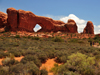 Arches National Park, Utah, USA: North Window arch - photo by M.Torres