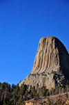 Devils Tower National Monument, Wyoming: proclaimed by President Theodore Roosevelt as the first national monument in 1906 - photo by M.Torres