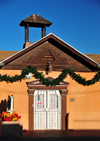 Albuquerque, Bernalillo County, New Mexico, USA: Old City - first public school in town, built in 1881 by the Sisters of Charity - Trader Barb's gallery - photo by M.Torres