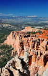 Bryce Canyon National Park, Utah, USA: Rainbow Point - cliffs and forest - photo by M.Torres