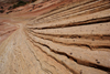 Zion National Park, Utah, USA: ripple marks close-up, along the Zion-Mount Carmel Highway - photo by A.Ferrari