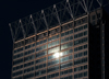 Baltimore, Maryland, USA: 100 East Pratt Street building reflecting the sun - aka IBM Building Phase II - Class A office complex - Skidmore, Owings and Merrill architects - postmodern - photo by M.Torres