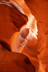 Antelope Canyon, Navajo Nation, Arizona, USA: slot canyon - narrow corridor resulting from the erosion of Navajo Sandstone by flashfloods - spectacular light and color - photo by A.Ferrari