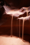 Antelope Canyon, Navajo Nation, Arizona, USA: cascade of sand - photo by A.Ferrari