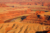 Dead Horse Point State Park, Utah, USA: canyon seen from the Rim Walk - Gooseneck of the Colorado River - near Moab, edge of Canyonlands National Park - photo by A.Ferrari