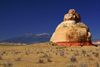 Utah, USA: strange rock formation on the road to Moab - natural stupa - photo by A.Ferrari