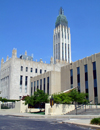 Tulsa, Oklahoma, USA: Boston Avenue United Methodist Church - ecclesiastical Art Deco - designed by Adah Robinson and Bruce Goff - photo by G.Frysinger