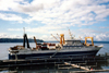 Seattle, Washington, USA: Russian fishing vessel from Vladivostok - the Boris Grodimenko - photo by M.Torres