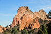 Colorado Springs, El Paso County, Colorado, USA: Garden of the Gods - steep rock formations - Gray Rock - photo by M.Torres