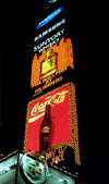 Manhattan (New York): the lights of Times sq - city lights (photo by Miguel Torres)