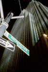 Manhattan (New York): Rockefeller Center - street sign - Rockefeller Plaza - Photo by G.Friedman
