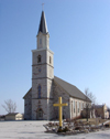 Saint Nazianz (Wisconsin): Saint Gregory Catholic church - photo by G.Frysinger