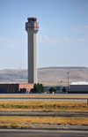 Boise, Idaho, USA: new control tower on the Air National Guard side - Boise Airport - Gowen Field - BOI - photo by M.Torres